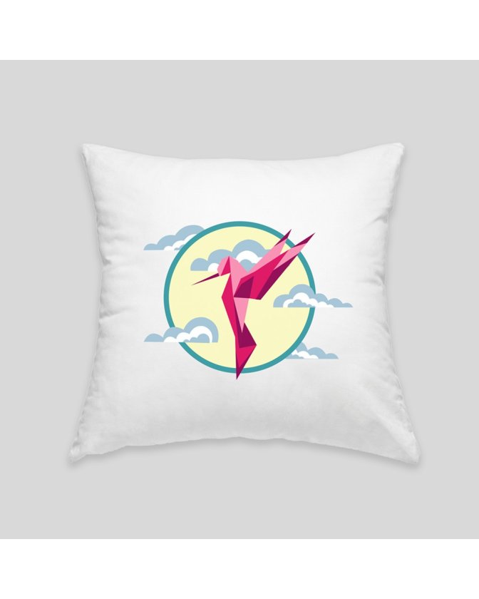 Hummingbird cushion 2